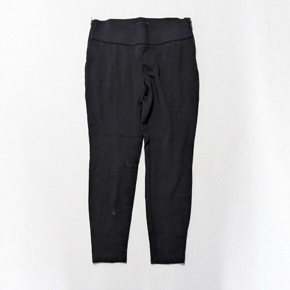 Old Navy Women's Size Medium Black Leggings with Zipper Design Sides - Picture 1 of 5